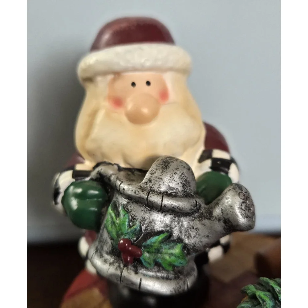 Cobble Creek Santa Garden Candle Topper Vintage Without Box‎